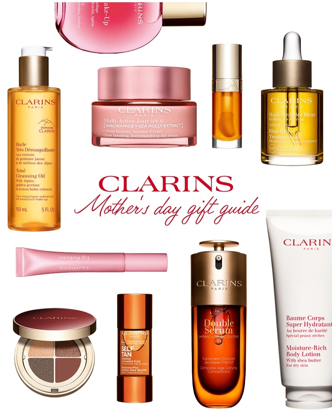 محصولات برند CLARINS