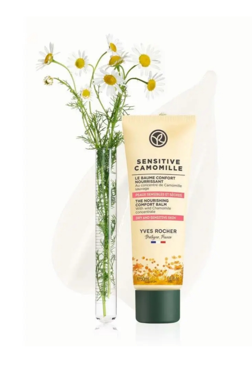 کرم مغذی برای پوست های خشک و حساس ایوروشه با عصاره بابونه